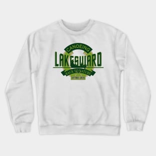 Canoeing Lake Sward Crewneck Sweatshirt